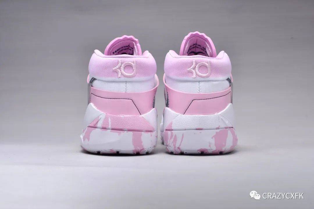 杜兰特nikezoomkd13ep粉白乳腺癌篮球鞋