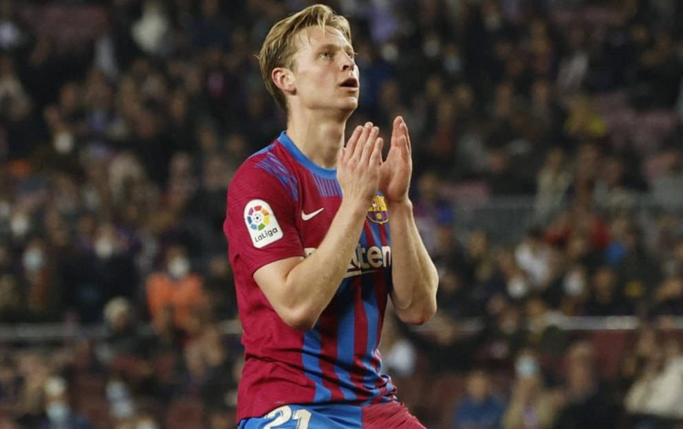 西媒:弗兰基·德容希望离开巴塞罗那!_阿贾克斯_比赛_欧冠