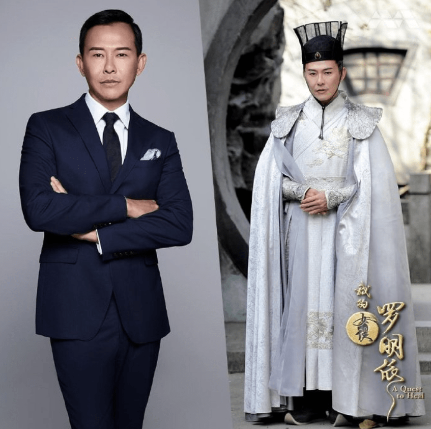 原创仙剑刘晋元49岁近况留长发化浓妆新造型气质太阴柔