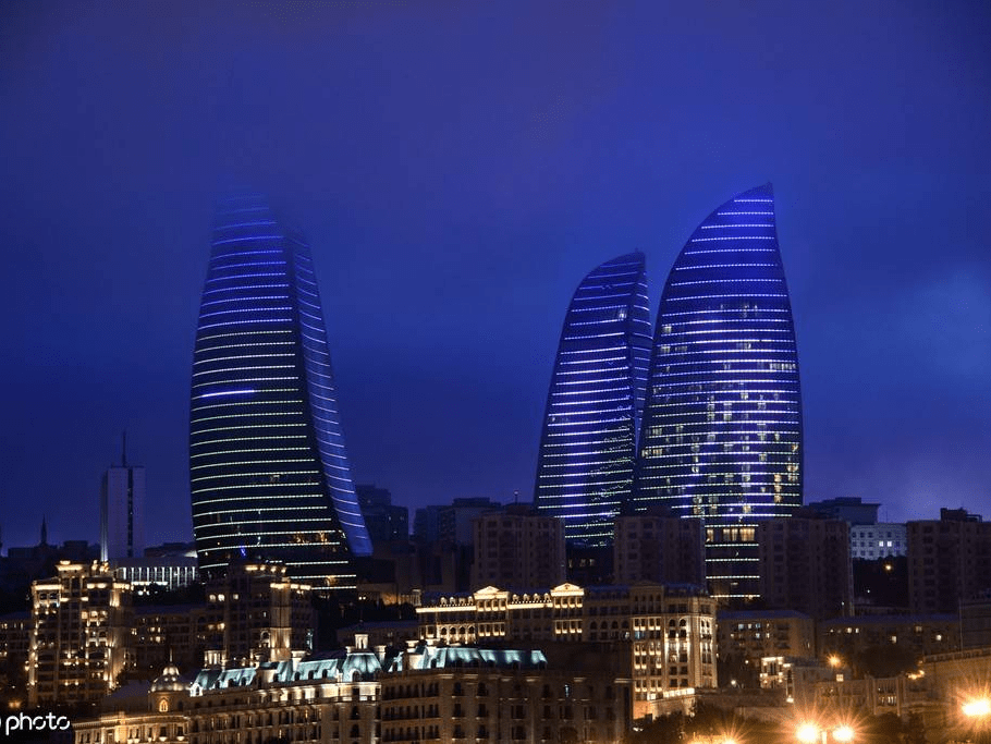 阿塞拜疆火焰塔跳动着不灭的灵魂