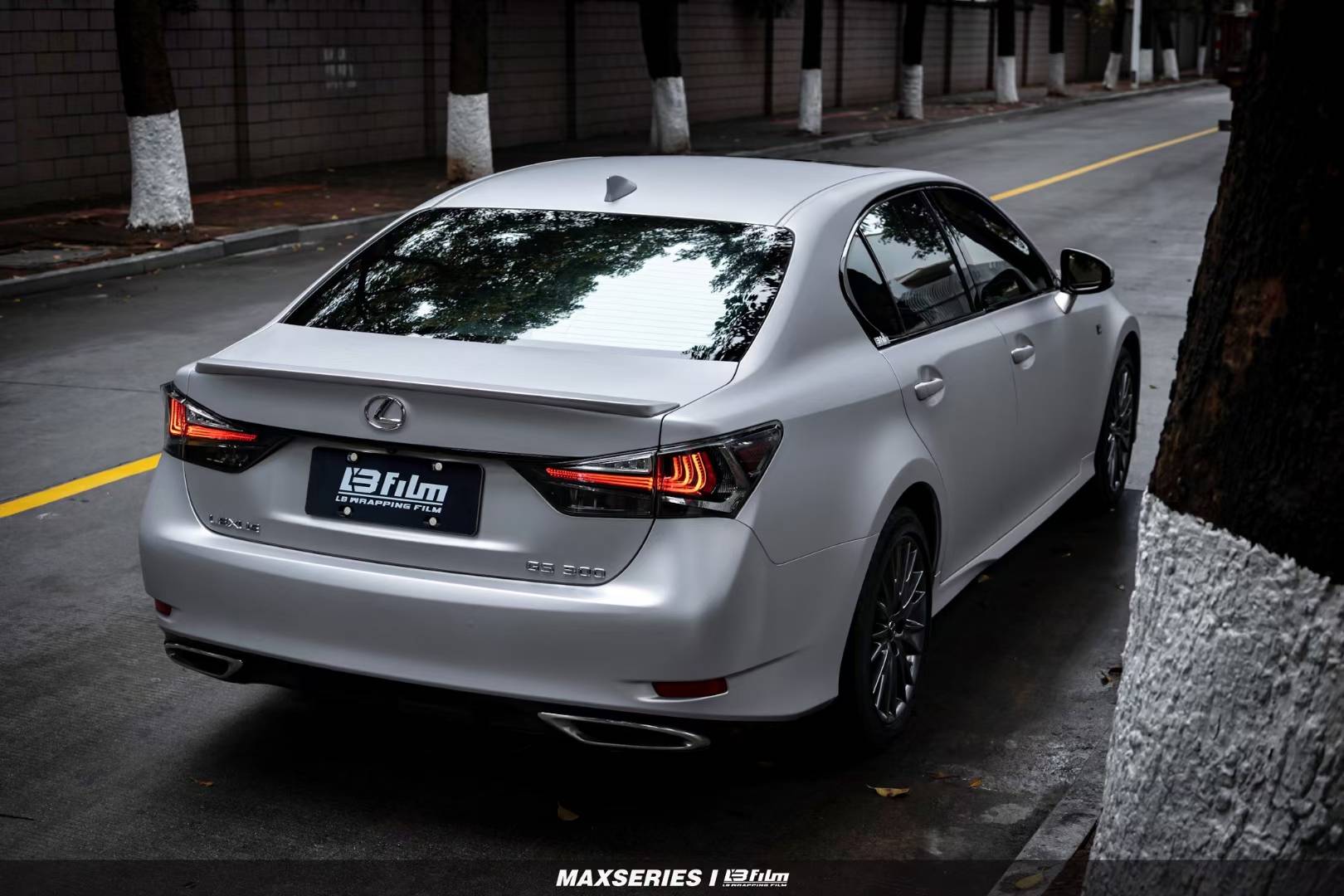 雷克萨斯gs300lbfilm改色膜消光铝水银