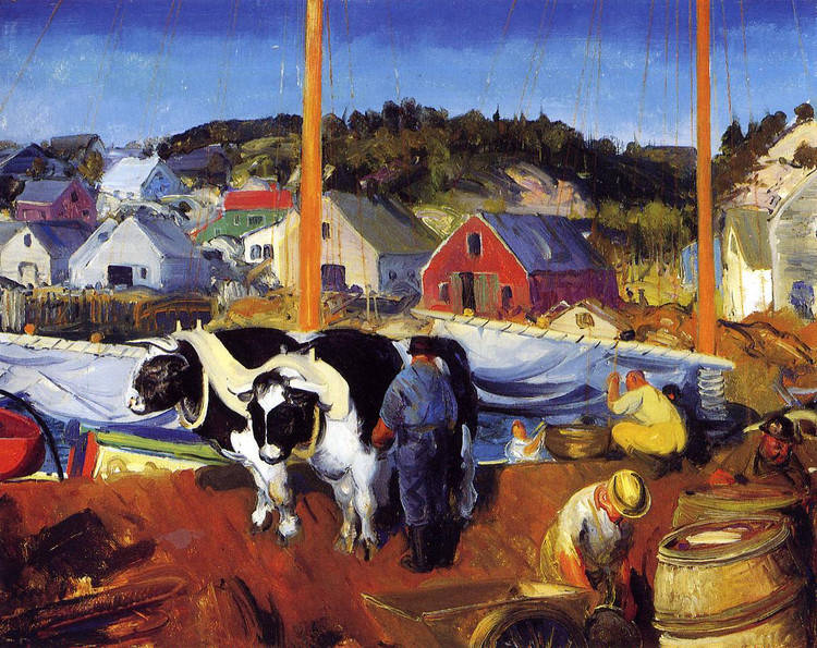 美国画家George Wesley Bellows 油画作品欣赏