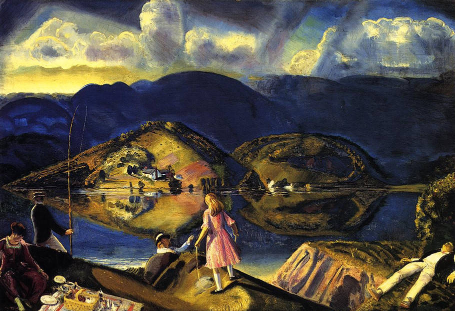 美国画家George Wesley Bellows 油画作品欣赏