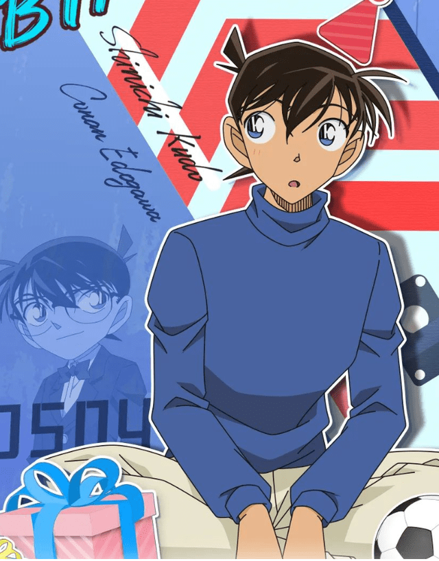 名侦探柯南生日快乐祝我们的大侦探工藤新一生日快乐