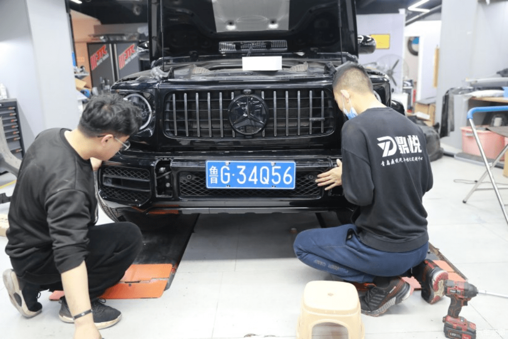 改装经验分享大g拯救计划更换原厂护杠原厂中网