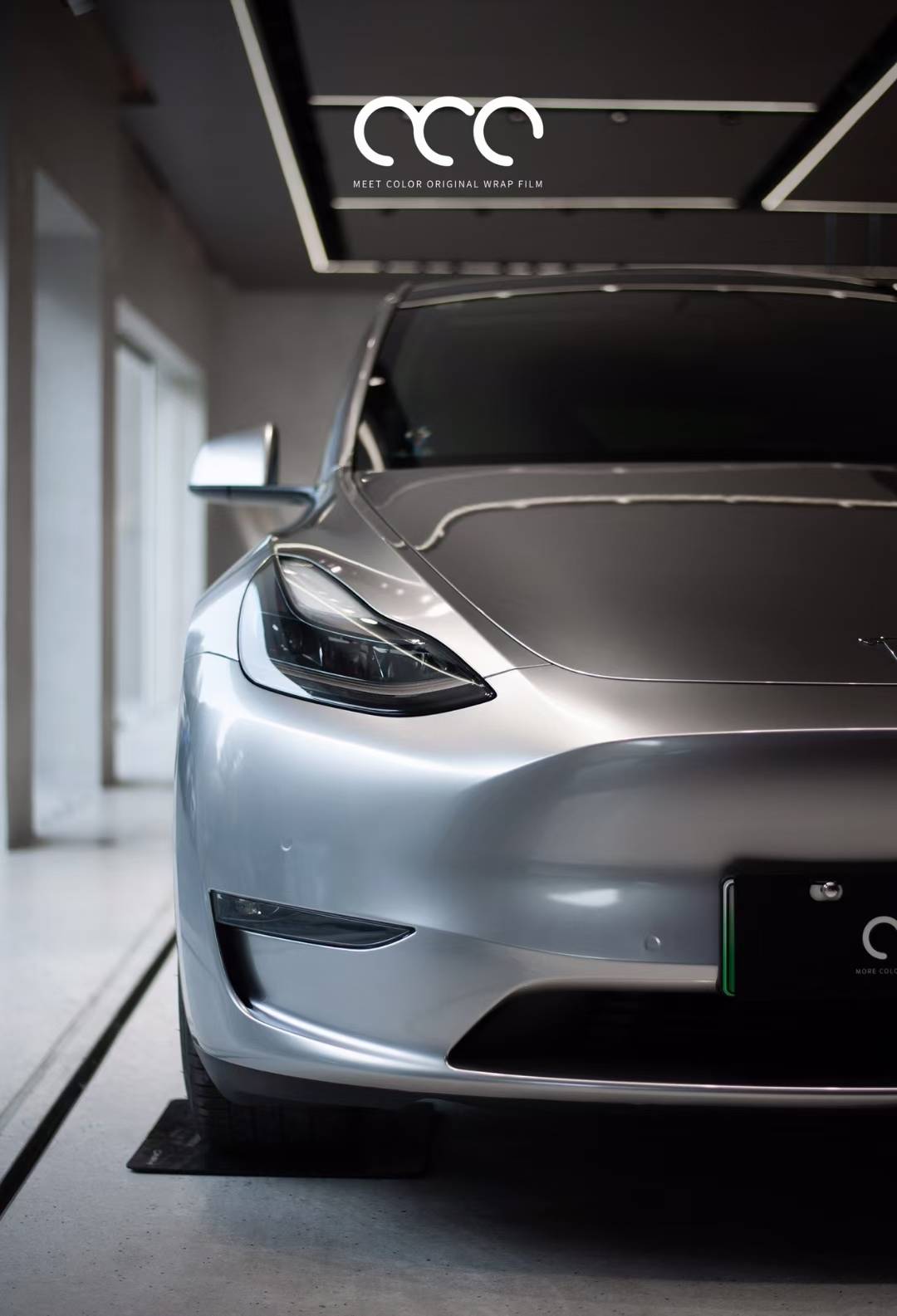 特斯拉modely漫彩改色膜petgt银典藏版