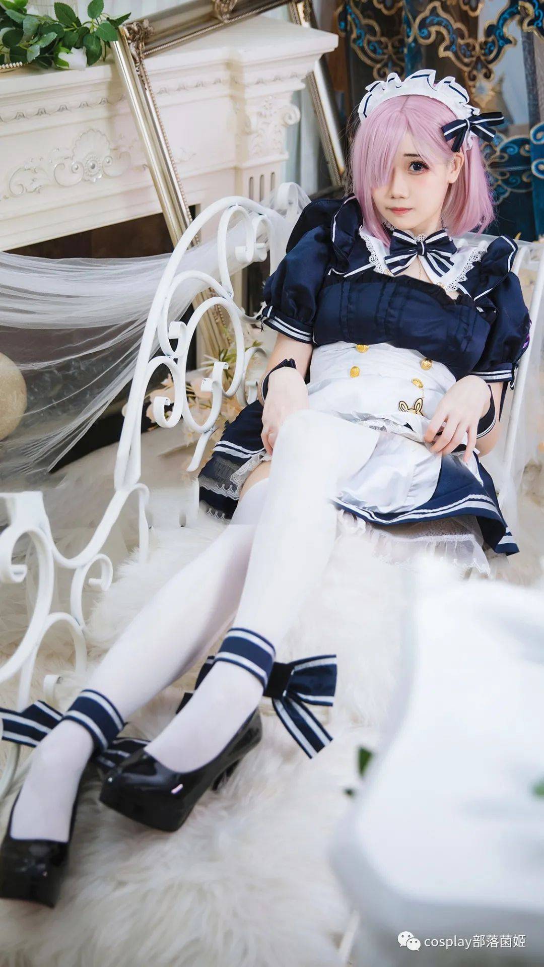 cos玛修同人女仆装cos正片焖焖碳