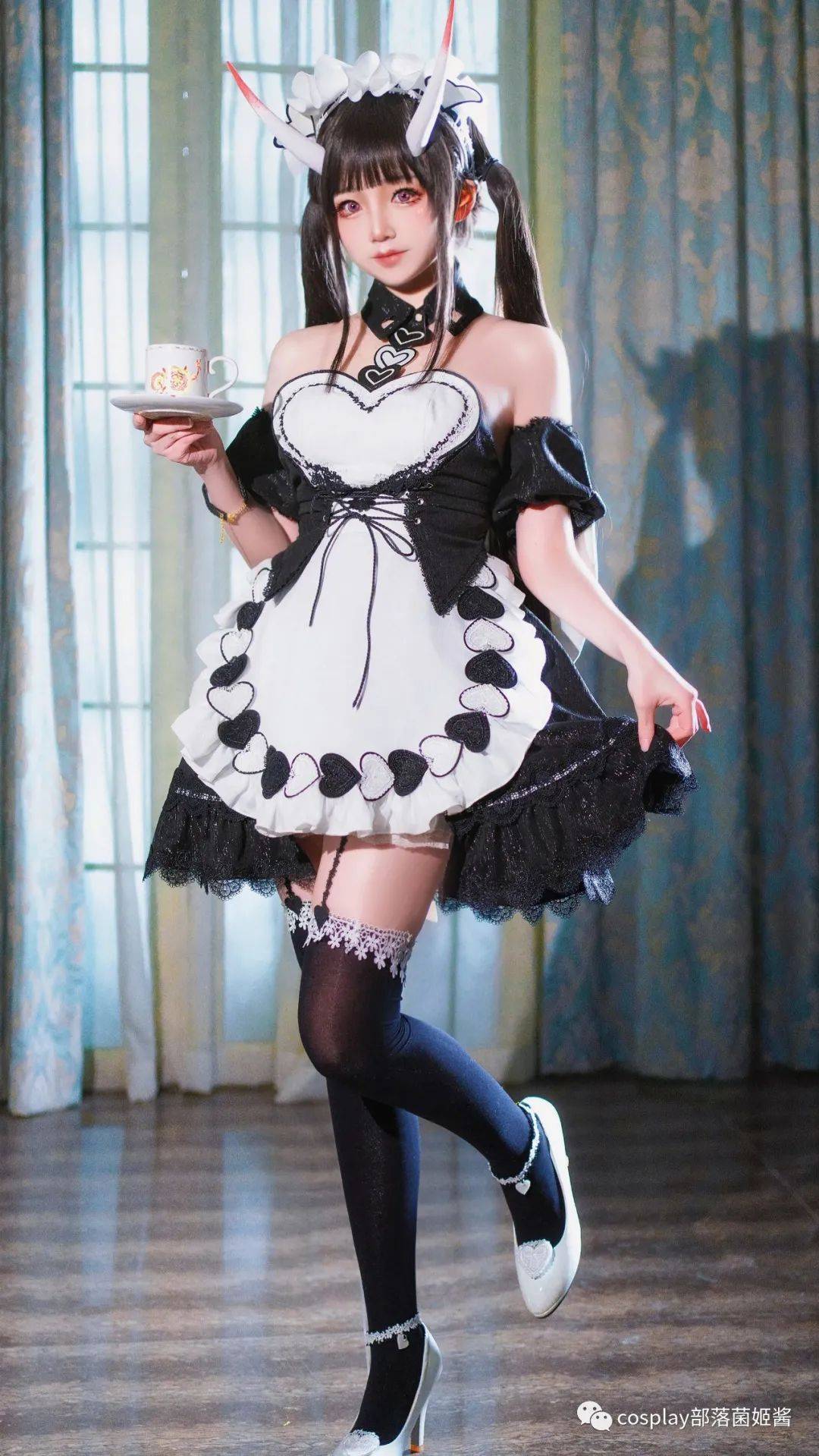 cos碧蓝航线能代女仆装cos正片楚楚子