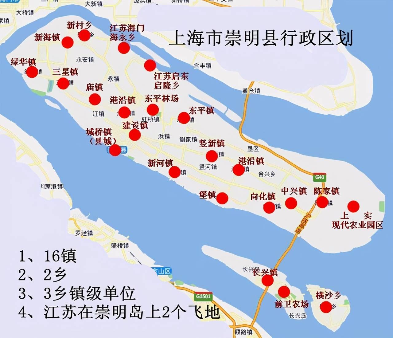 原创崇明岛大部分属于上海为何海永镇和启隆镇却属于江苏