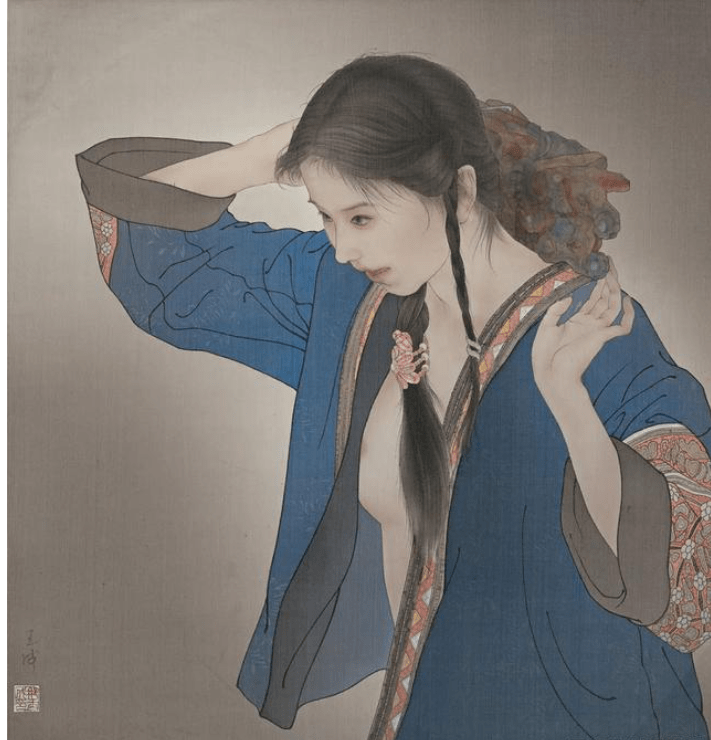那玉成：极具个性的工笔画名家，画风充满意趣和浪漫色彩_搜狐网