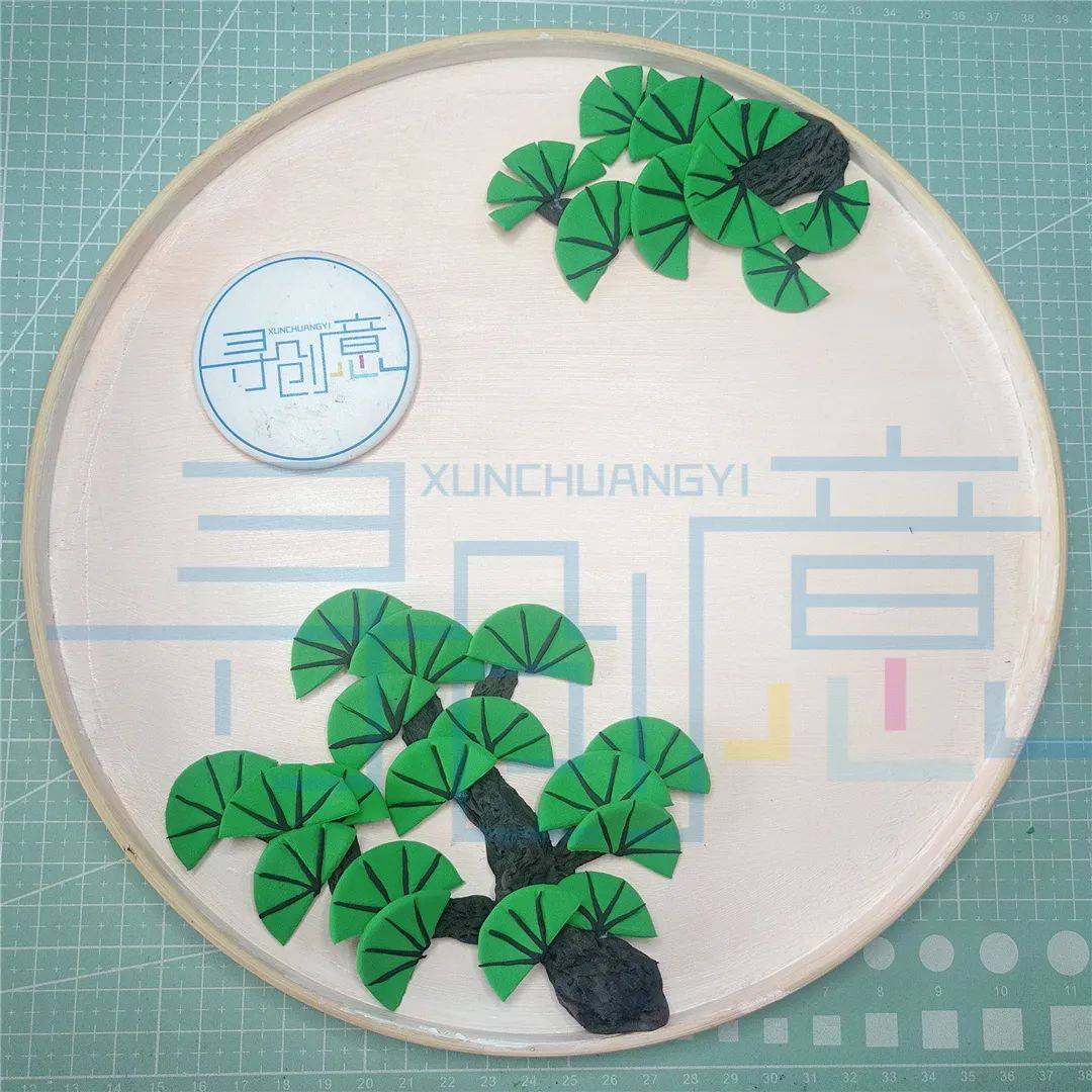 粘土达人松鹤延年粘土教程