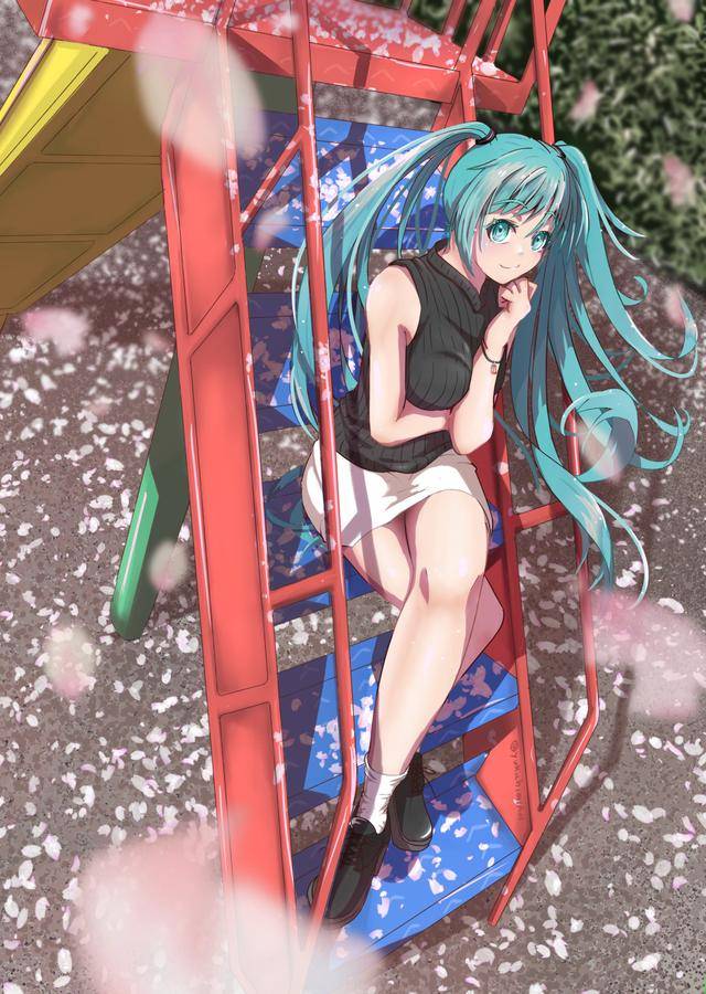 粉色系壁纸樱初音