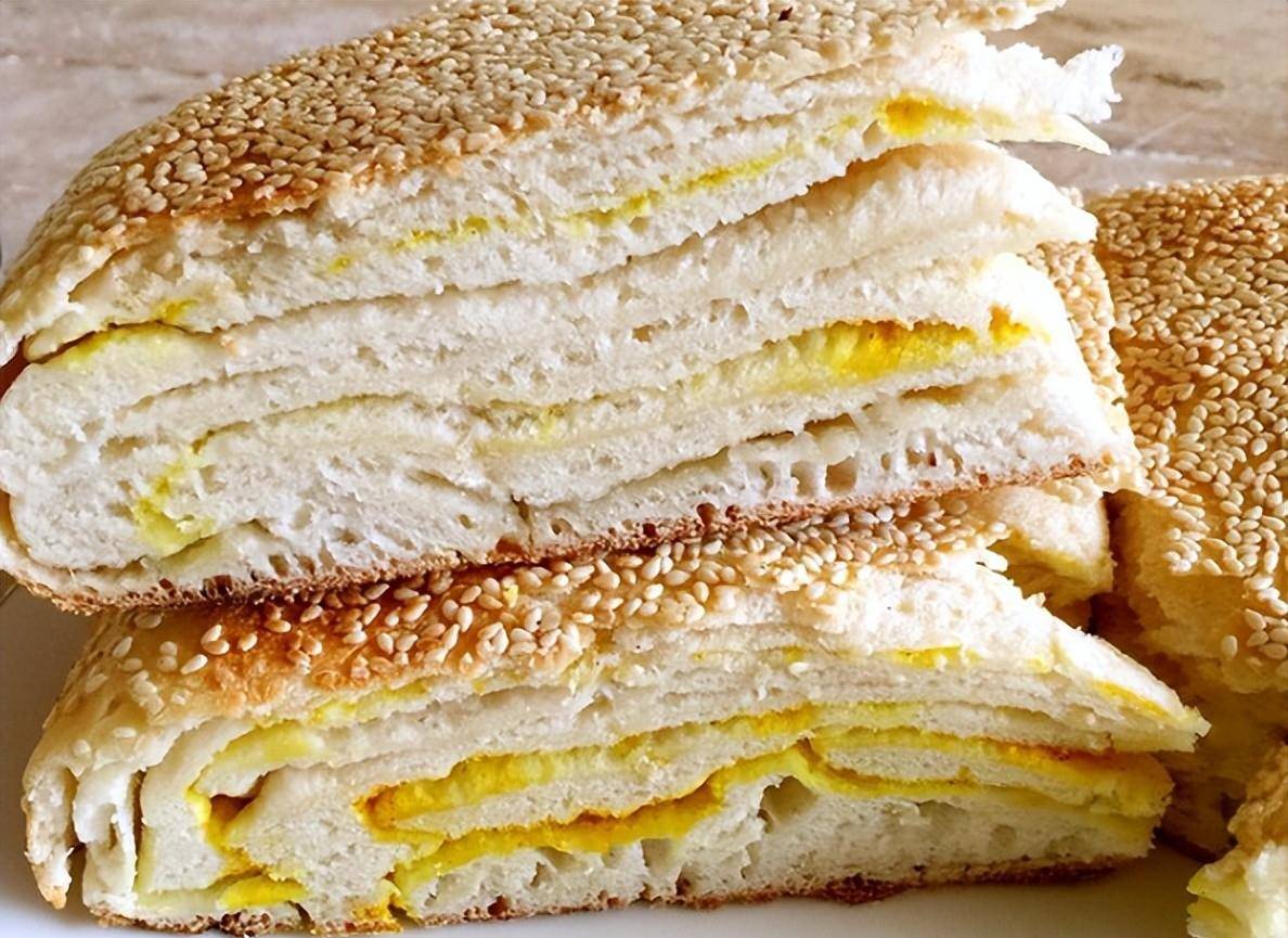 原创分享发面饼的简单做法柔软多层蓬松喧软超级好吃