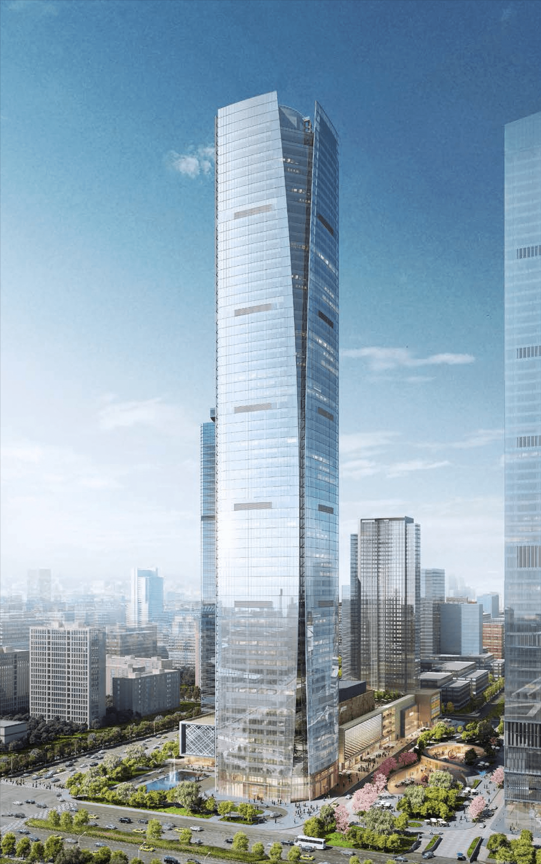 南京又添一座摩天楼——德基世贸中心,即将建成