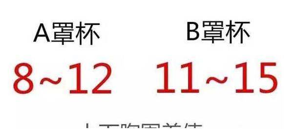 這是為了解決胸部大小介於a罩杯和b罩杯之間的女性選擇合適的胸罩尺寸