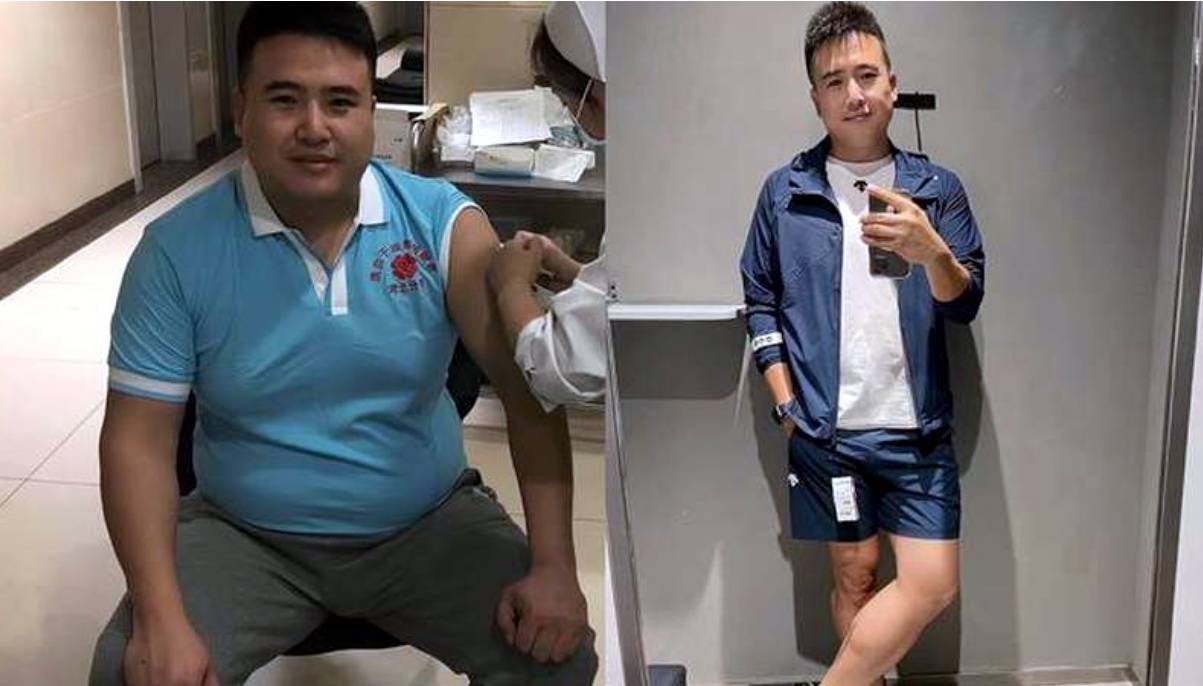 陪胖儿子减肥,儿子没瘦,245斤的爸爸瘦了60斤_陪儿子减肥儿子没瘦爸爸