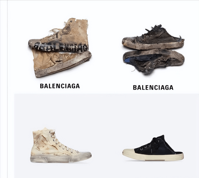 巴黎世家回应12万破烂鞋热议称暂未上市没磨损的4800元