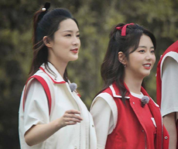 原创跑男路透曝光162谭松韵和166李沁同框有无谎报身高很显然