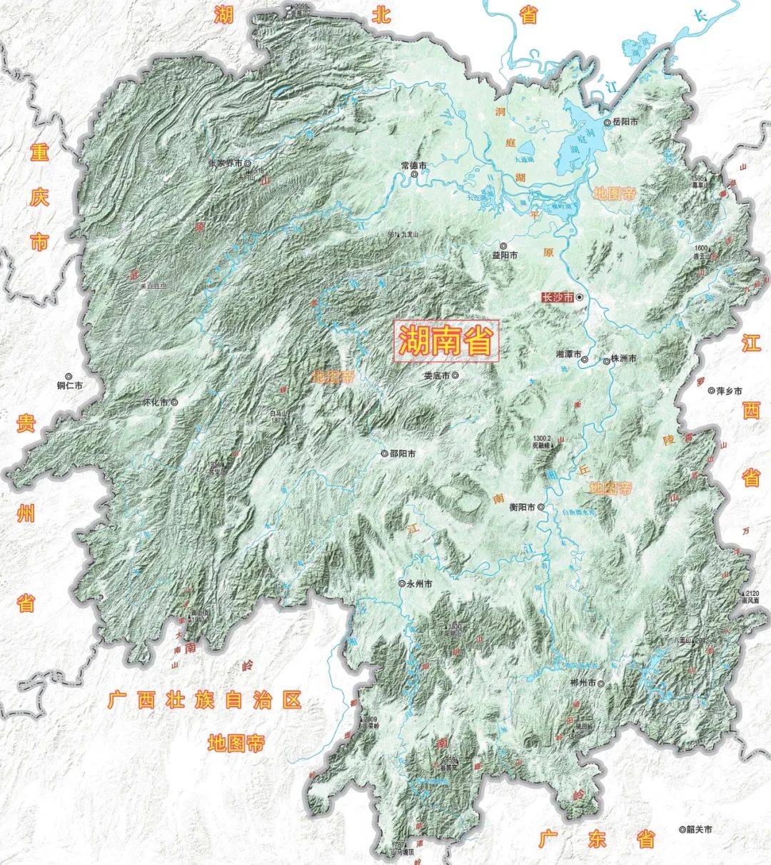 湖南雪峰山地图图片