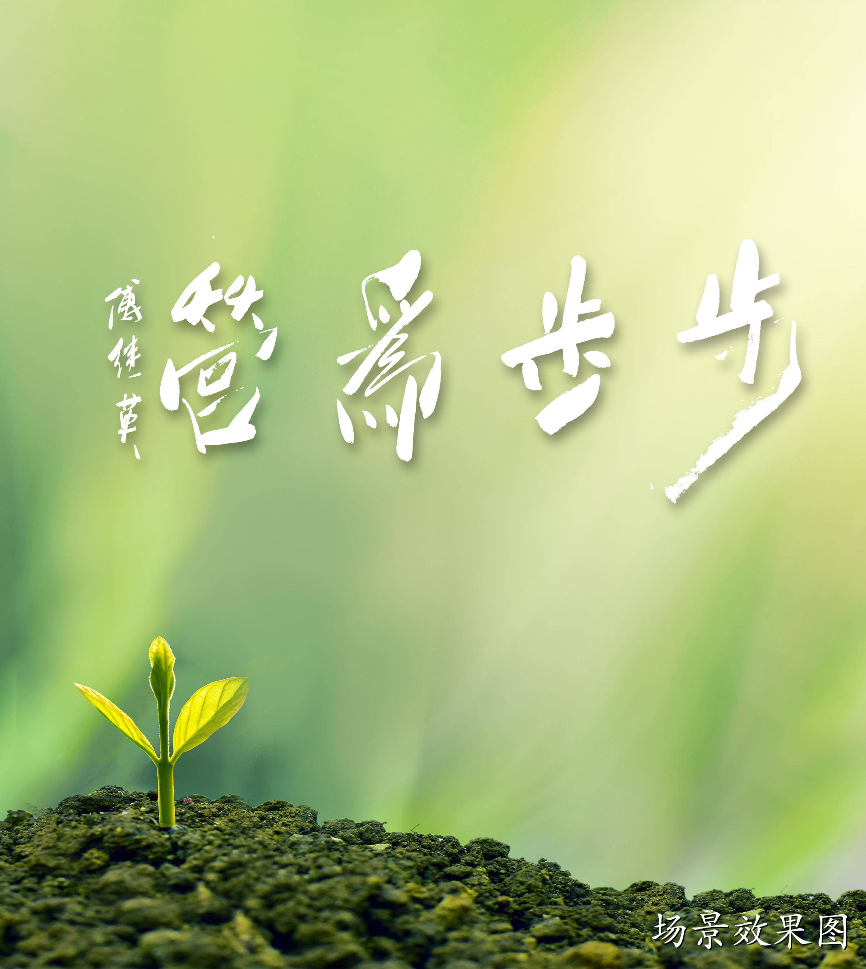 傅继英步步为营书法作品分享