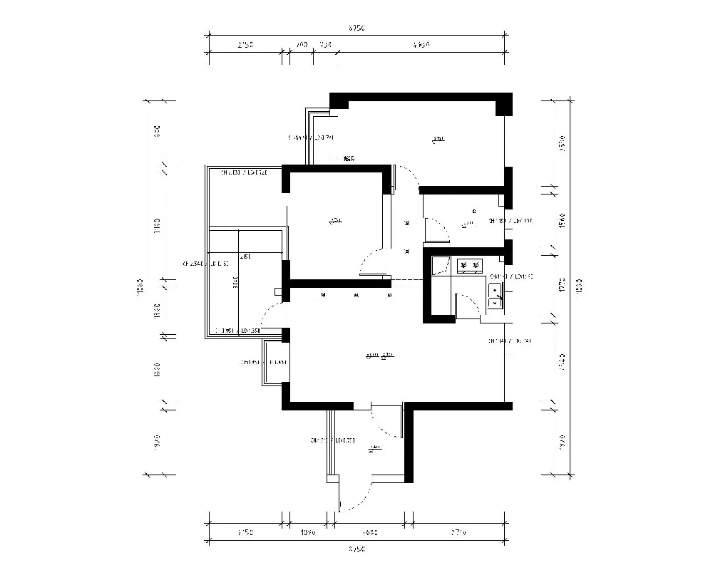 01 住宅原始结构图是购房必有的资料.