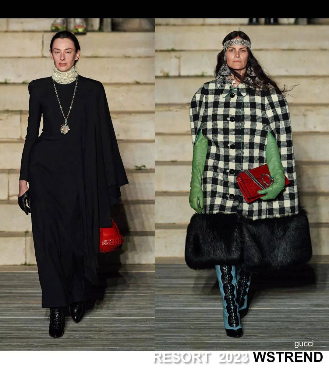 最新秀场丨GUCCI 2023早春跨时空对话_服装_城堡_趋势
