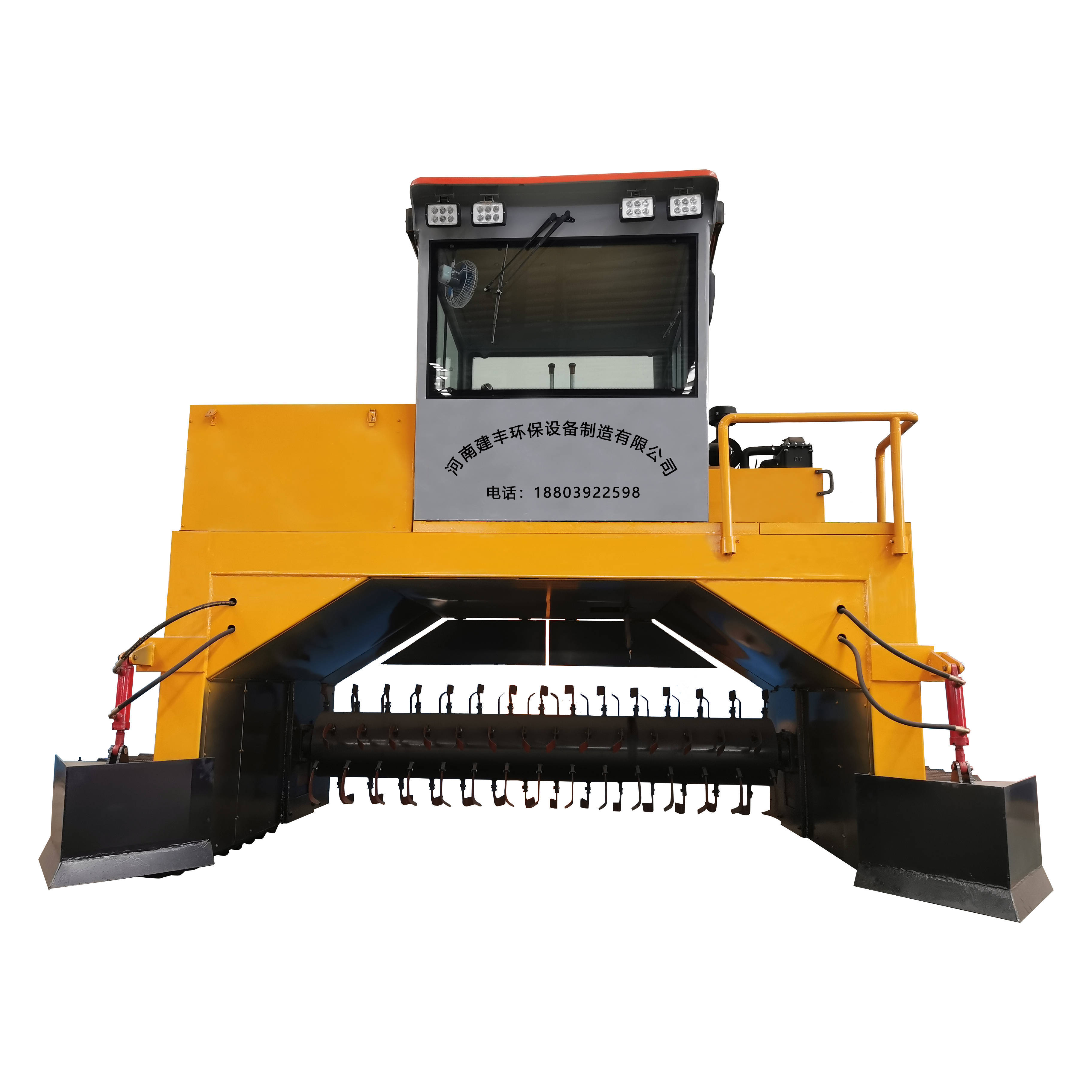 有机肥翻抛机 履带式翻堆机 自动行走式翻耙机如何正确使用_搜狐汽车