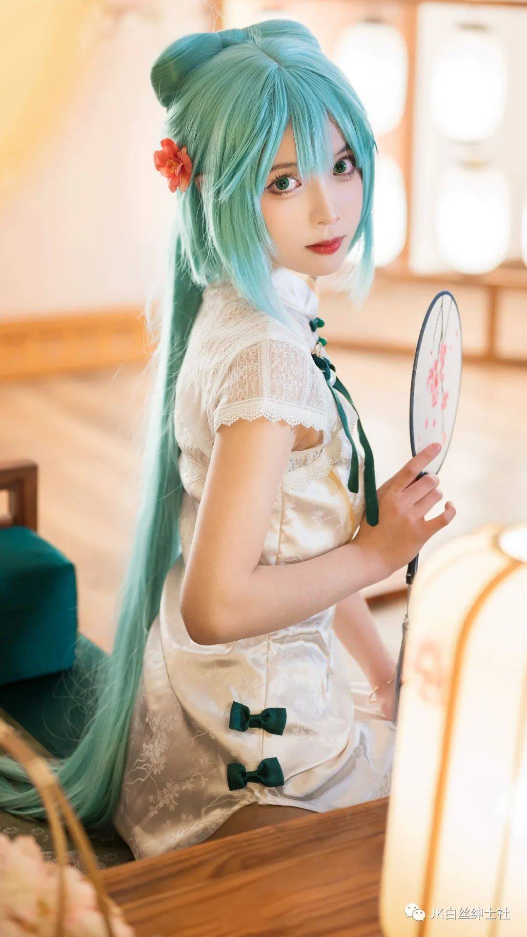 cos:旗袍初音未來cos正片@挽希_吳舜超_wb_歲歲年年