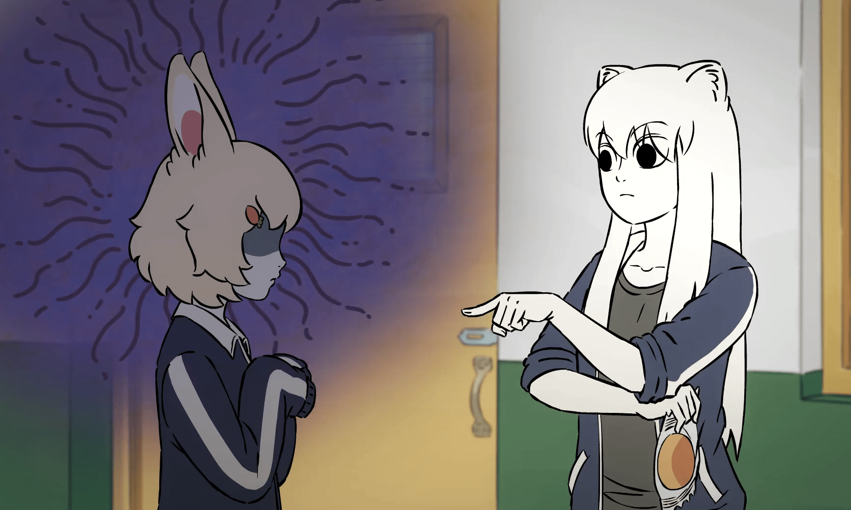 非人哉九月和小玉的第一次见面太逗了九月想装x差点被揍