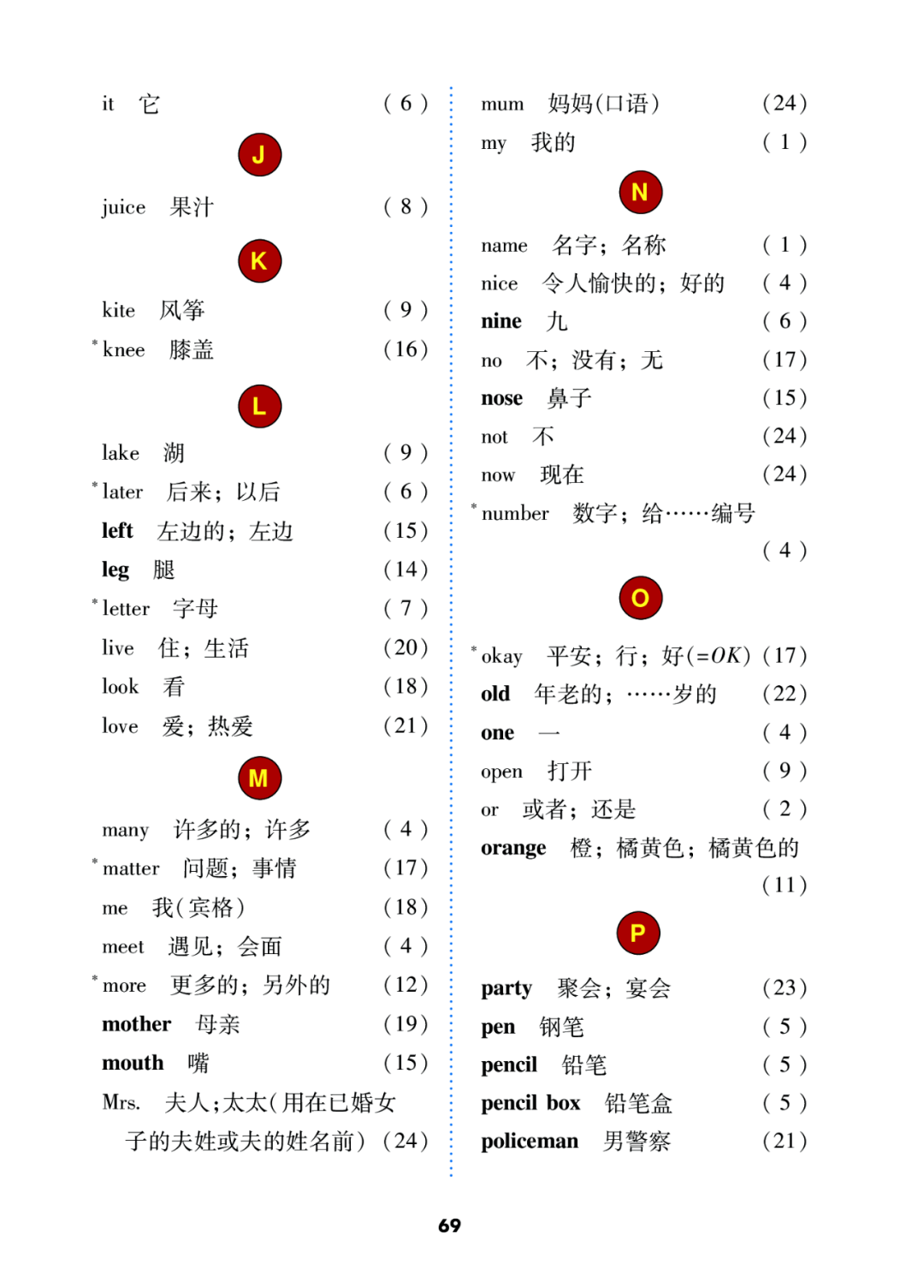 冀教版三年級上冊英語電子課本教材三年級起點