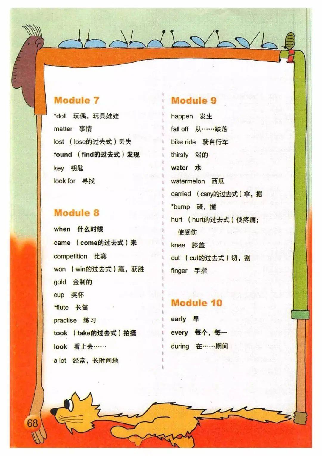 外研版四年级上册英语电子课本教材一年级起点