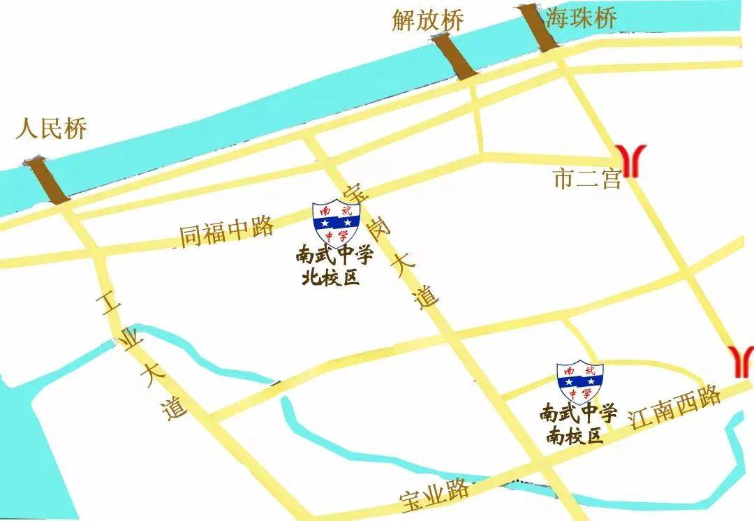 地鐵2號線到江南西站a出口,29,53,186,220,270,273路等公交車到江南西