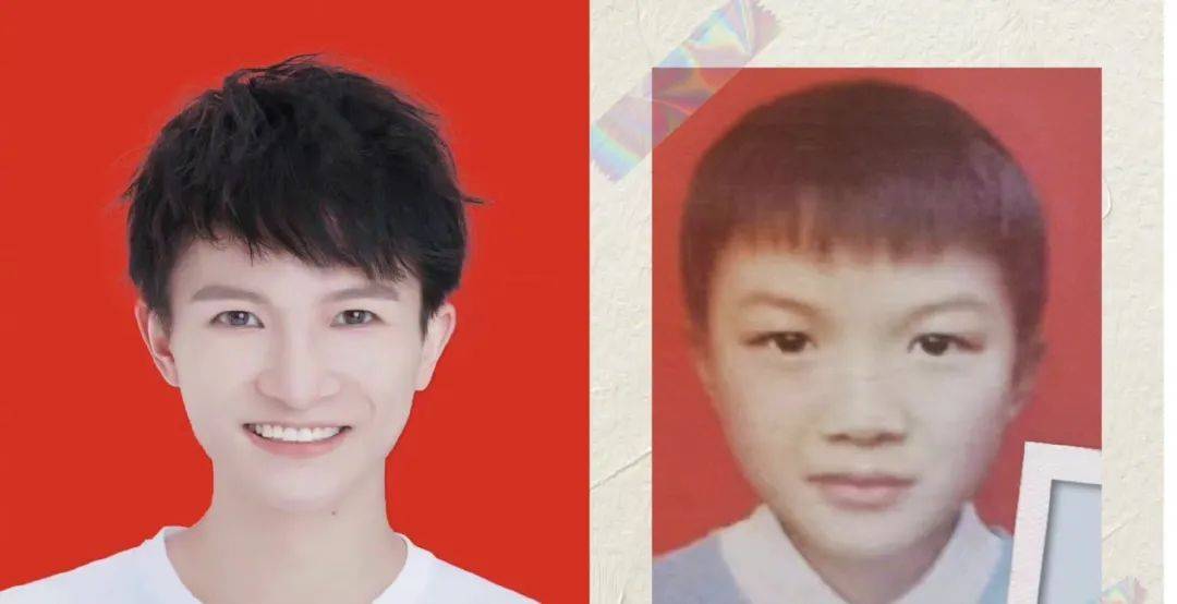 周深的童年照,和现在的照片一对比,相似度没有99%,也有98%了.