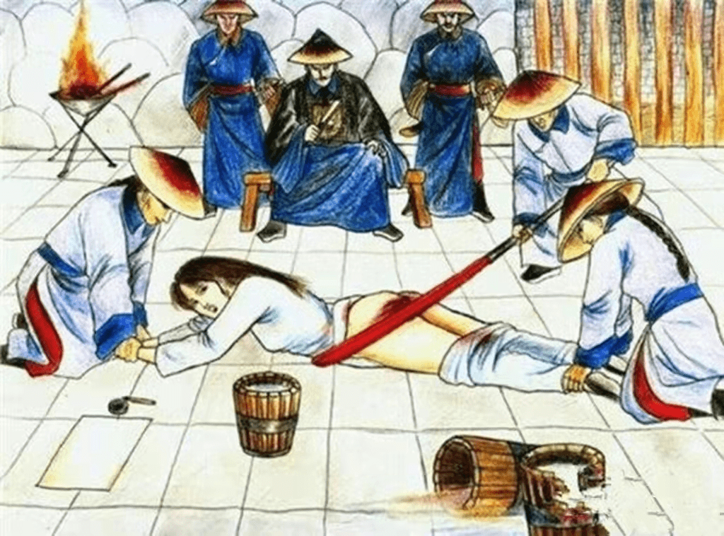 古代女子刑罚刑法图片
