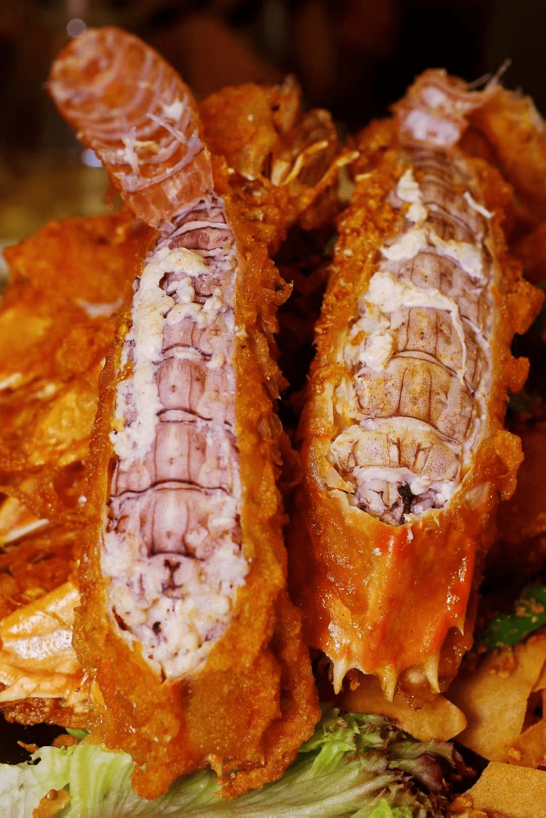 手臂粗富贵虾霸气逼人,丰盛味美广州菜,厦门大气餐厅有格调_广式_肉质