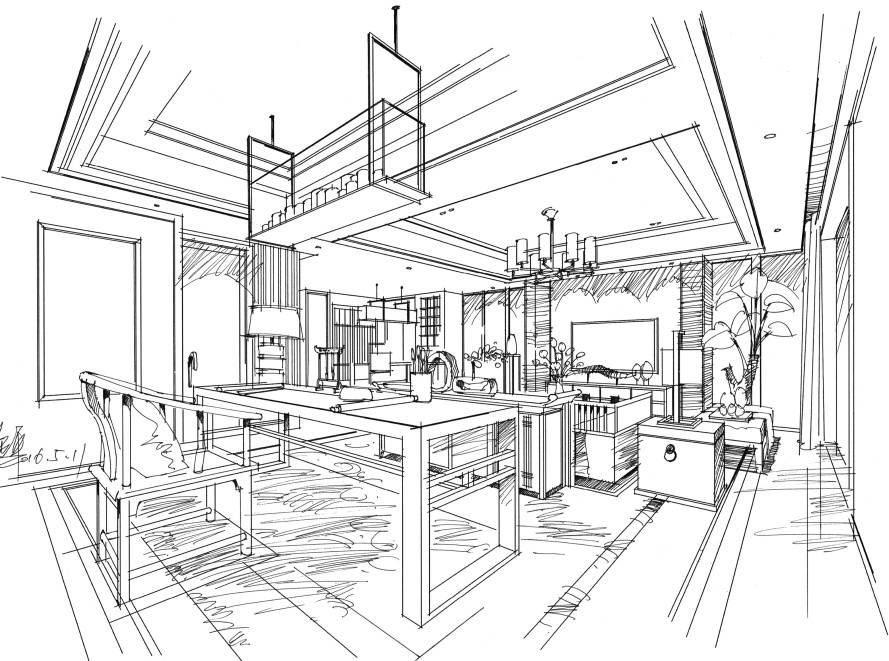 线稿01文末附 手绘线稿 上色 实景对照图图集但手绘想要画好也不是件