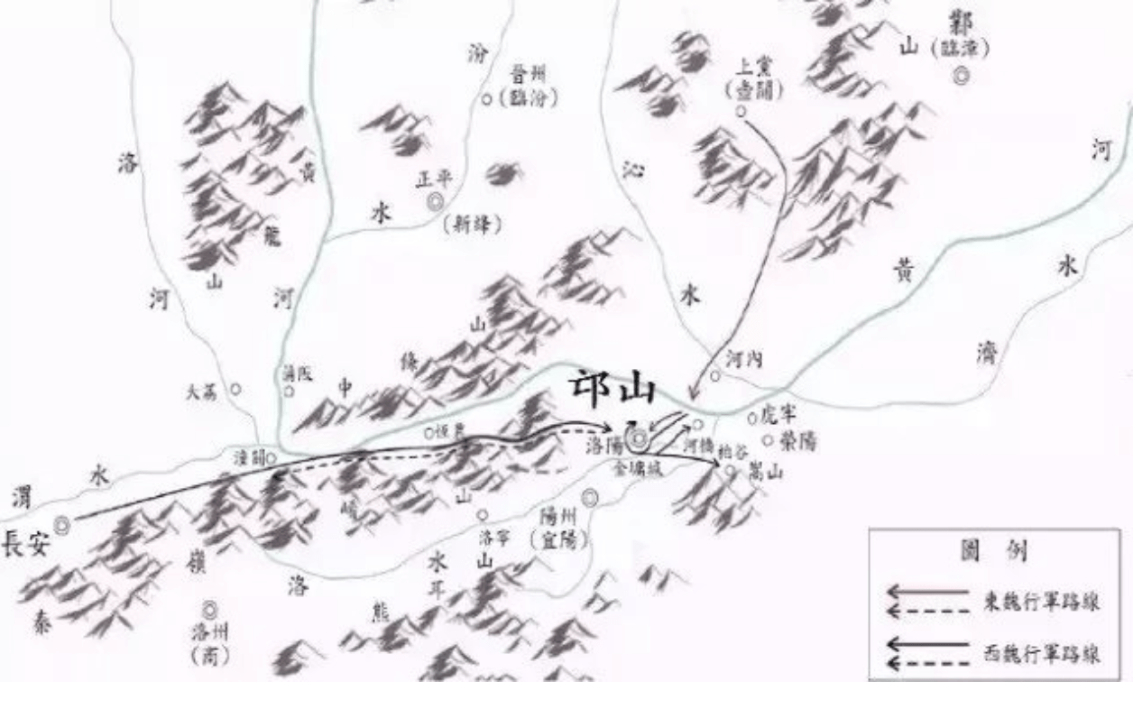 邙山之战:西魏大败,势力收缩回关中地区