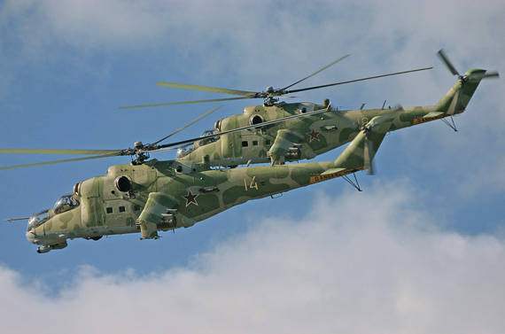 原创俄罗斯装备志米24p雌鹿武装直升机