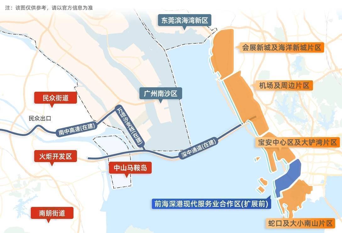 深中通道详细规划图图片