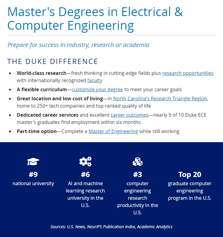 杜克大學ece項目寶藏轉碼項目-isinformation science也算是一個半