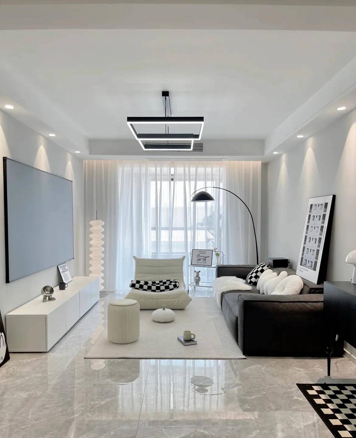 原创入住一年我家客厅坚持6不装硬装越简单房子越耐看