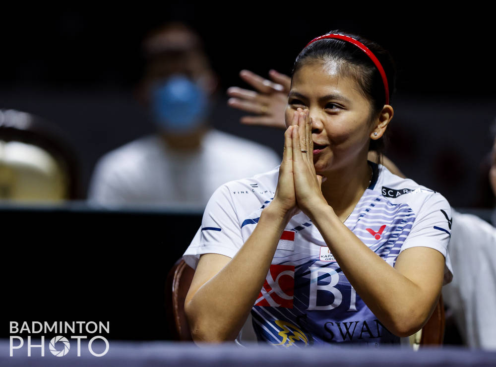 我永远感谢中国羽毛球印尼名将波莉退役国羽现场祝福