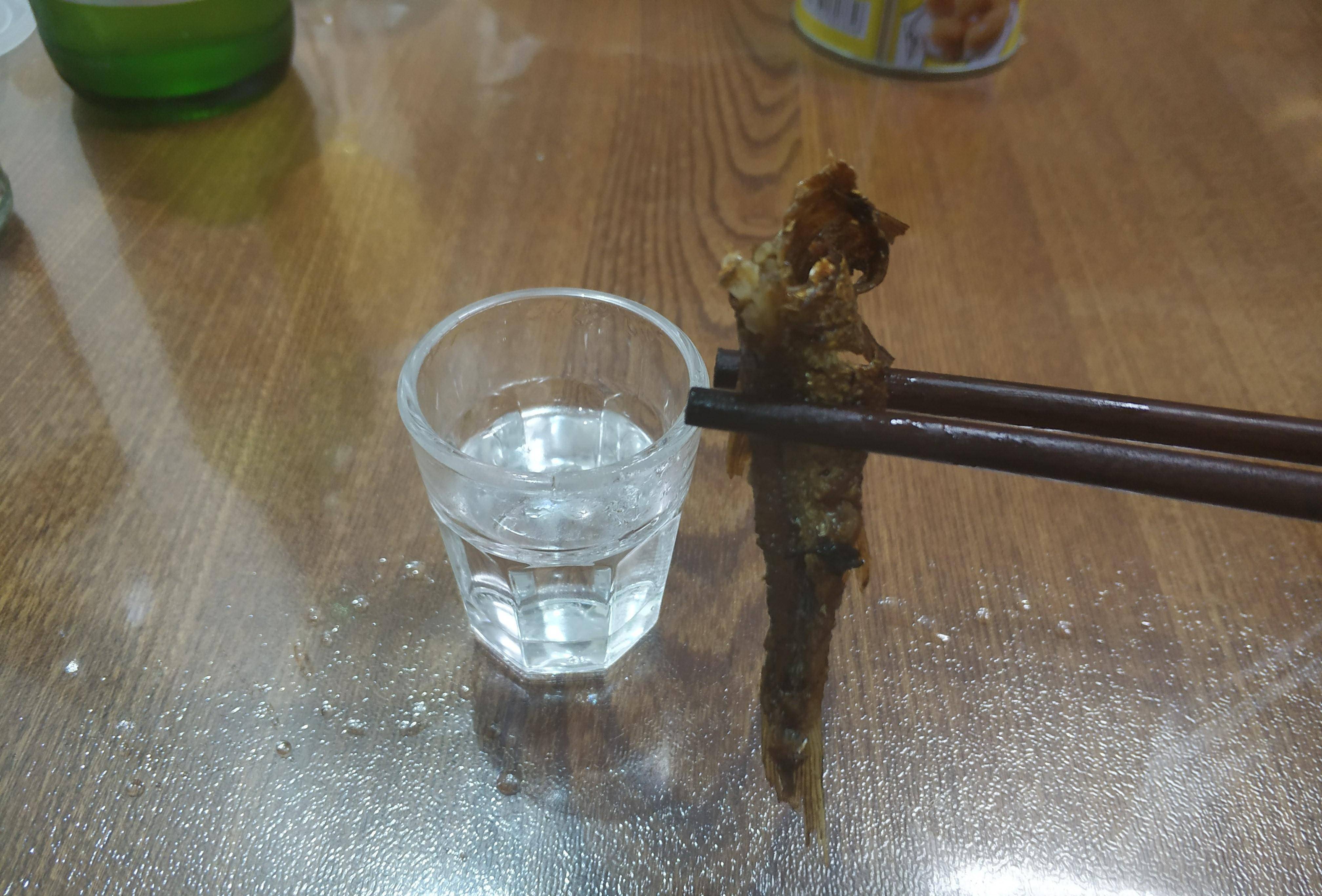 原創在家喝酒必須得隆重晚飯準備4個菜有魚有蛋1瓶啤酒半斤白酒