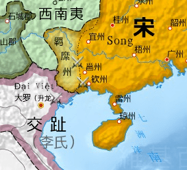 1075年,越南大举进攻宋朝,攻陷南宁