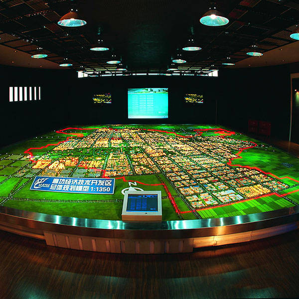 城市规划沙盘模型制作_进行_三维_设计