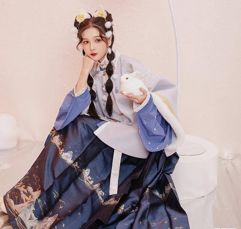 原创金莎穿汉服太美了不愧是神话中的吕素温柔又甜美好吸睛