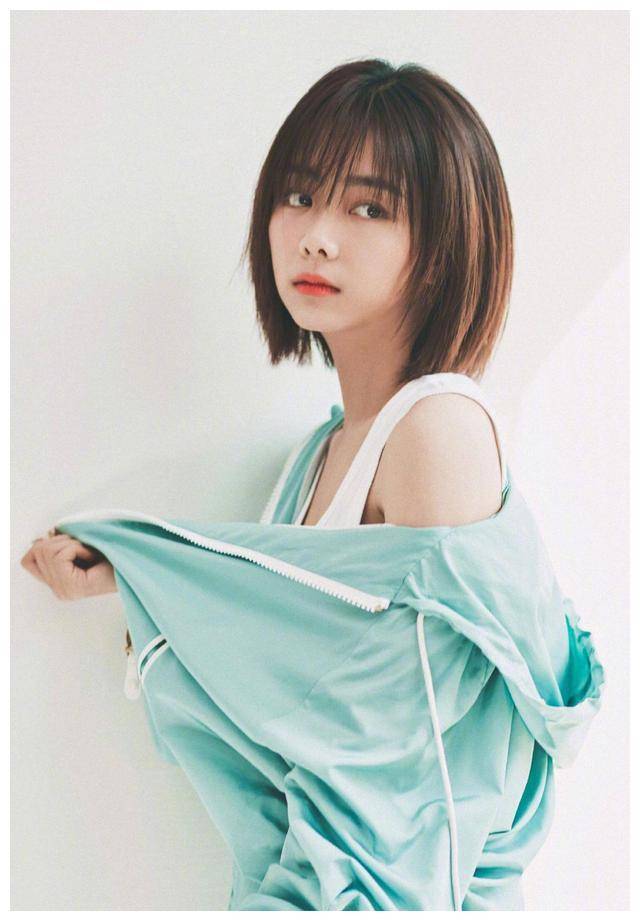 原创辛芷蕾的发型不要再剪了现在流行初恋头时髦可爱很高级