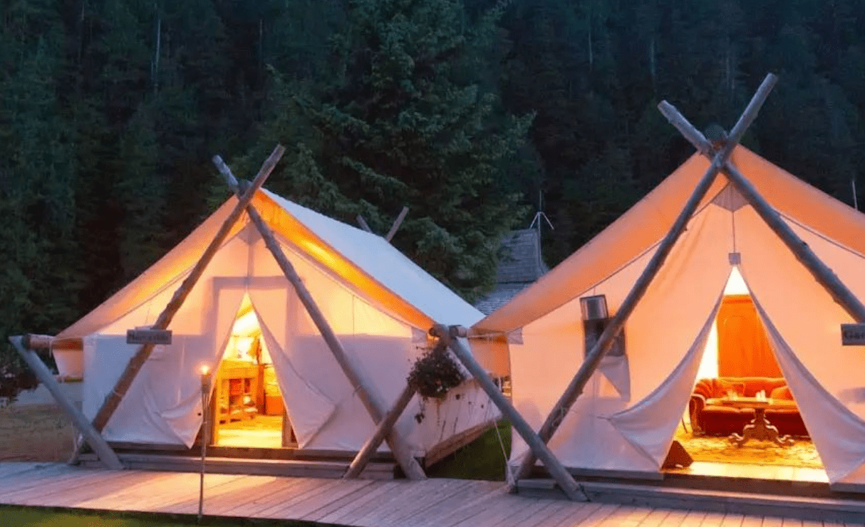 卧室,水疗室,餐厅,休息区都设在帐篷内,野奢程度超乎您的想象,恒温