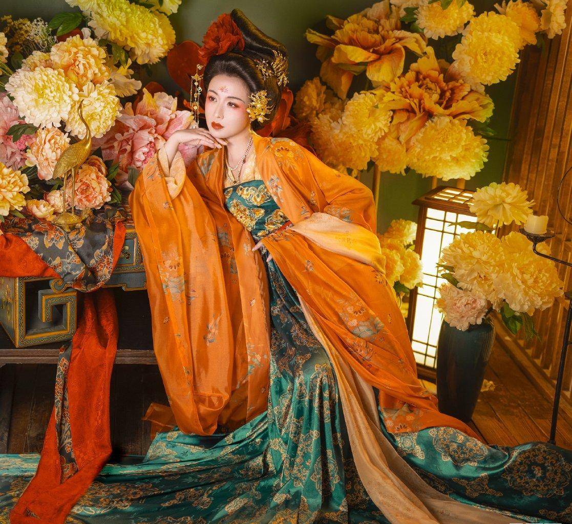 原创被贵妃风的汉服美到了华贵又优雅穿上变身大唐美人
