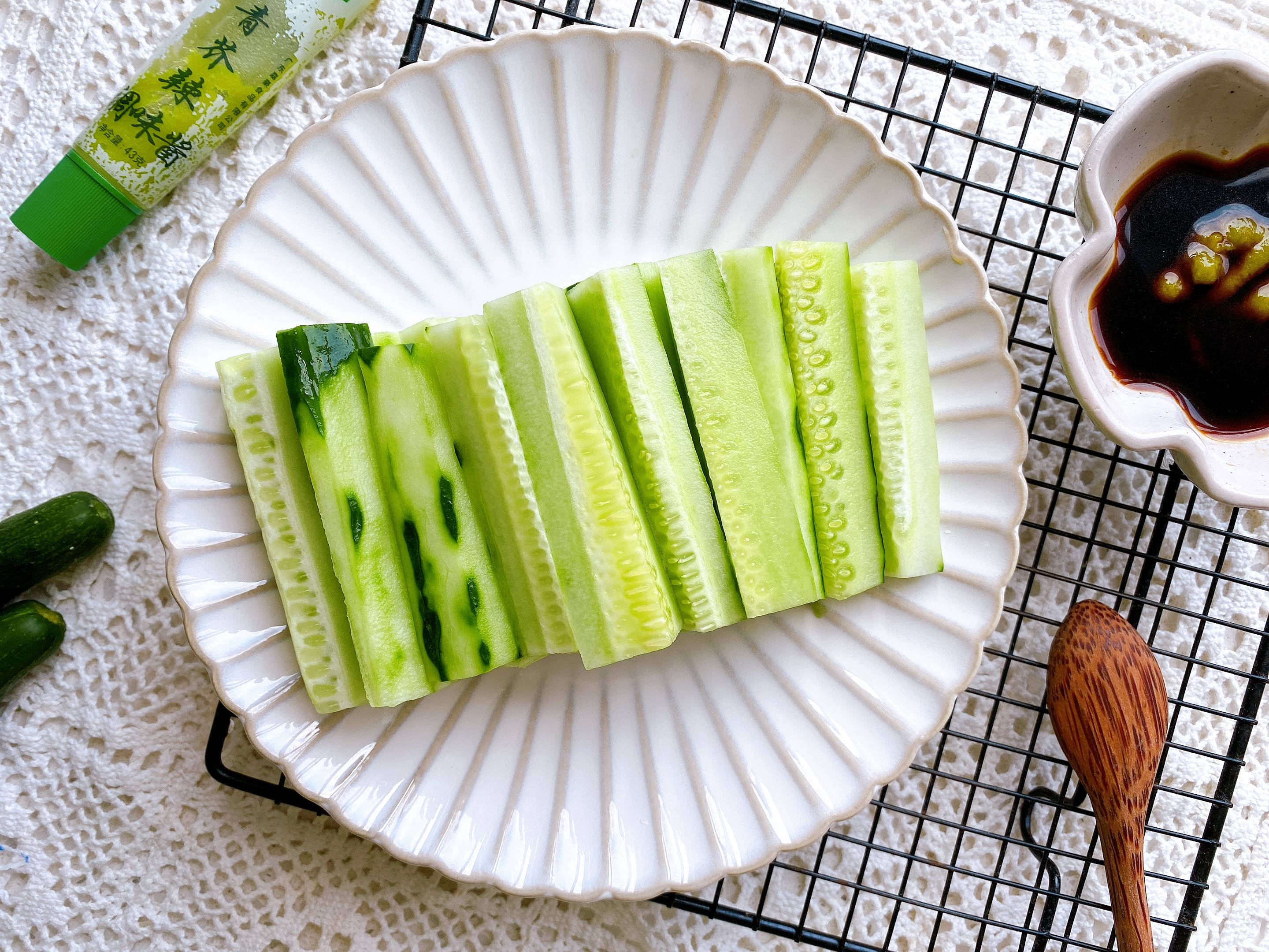 原创黄瓜和芥末是什么神仙搭配夏季凉拌菜第一名清爽开胃解油腻